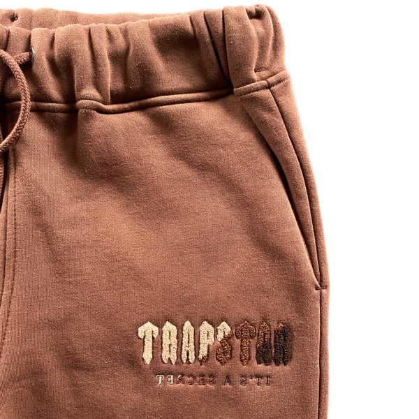 BROWN CHENILLE DECODED PANT